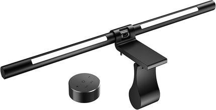 OOWOLF 20.1" Monitor Light Bar with Remote Control, with Backlight, CRI≥98 Dimmable Desk Lamp 3 Color LED Monitor Light Bar, Neutralize Blue-ray Computer Monitor Lamp for Eyes-Care, E-Reading - LeafyLoom