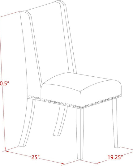 East West Furniture NOFL5-BLK-21 5 Piece Dinette Set for 4 includes a Rectangle Dining Room Table with Butterfly Leaf and 4 Blue Linen Fabric Upholstered Chairs, 32x54 Inch - LeafyLoom
