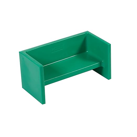 Children's Factory Adapta-Bench, CF910-031, Green, Kids Flexible Seating, Classroom, Preschool and Daycare Furniture, Indoor or Outdoor Toddler Chairs - LeafyLoom