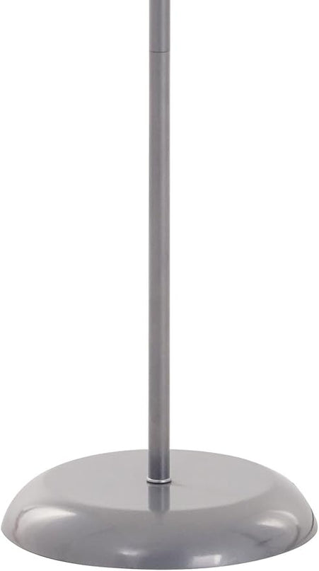 Catalina Lighting 20641-000 Traditional 3-Way Metal Torchiere Floor Standing Lamp, Living Room Light,LED Bulb NOT Included, Silver - LeafyLoom