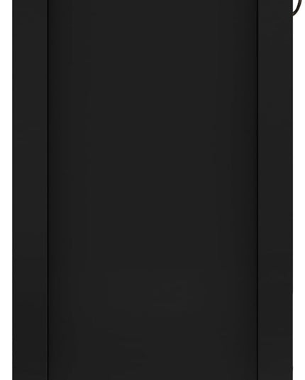 SIMPLIHOME Connaught Low Storage Cabinet, 46 inch, Black - LeafyLoom