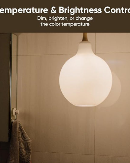 Wyze Bulb White, 800 Lumen, 90+CRI WiFi Tunable-White A19 Smart Light Bulb, Compatible with Alexa and Google Assistant, Two-Pack WYZE