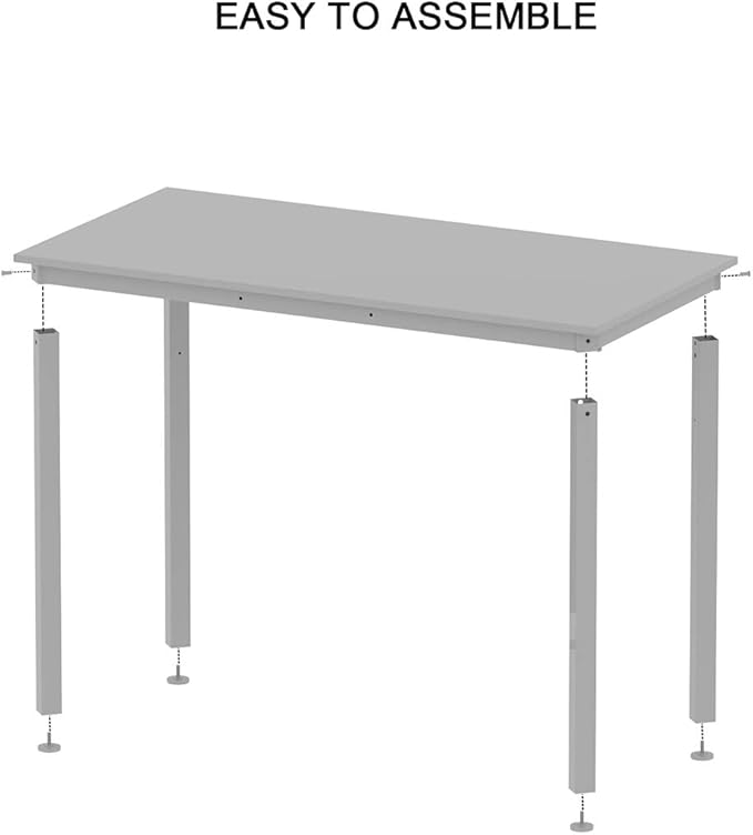 Weehom Computer Desk Home Office Writing Desk Study Laptop/Dining Table - LeafyLoom