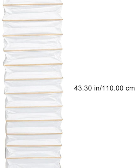 Uonlytech Paper Floor Lamp Shades Nordic Style Table Lampshades Barrel Chandelier Light Cover Protector for Home Hotel Bedside Desk Floor Lamp, Beige - LeafyLoom