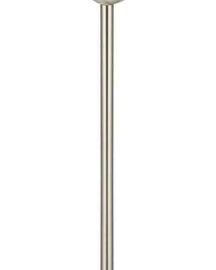 JONATHAN Y JYL1089C April 61" Metal Modern Contemporary LED Floor Lamp, Modern, Contemporary, Glam, Traditional, Office, Living Room, Family Room, Dining Room, Bedroom, Hallway, Foyer, Nickel - LeafyLoom