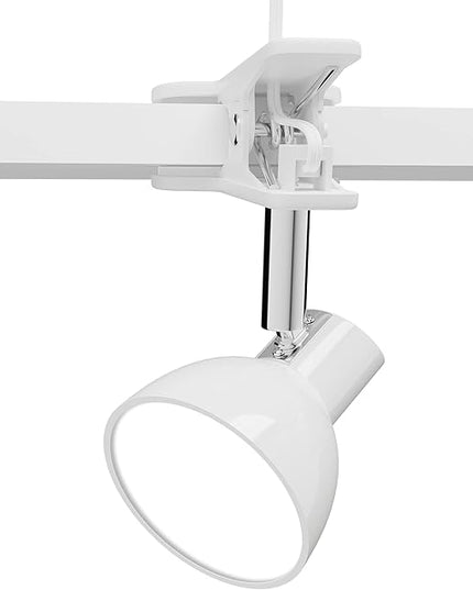 LED Clip on Light Book Reading 5W Super Bright 330° Rotation Clip on Lamp for Bed/Desk Lamp with Clamp White - LeafyLoom
