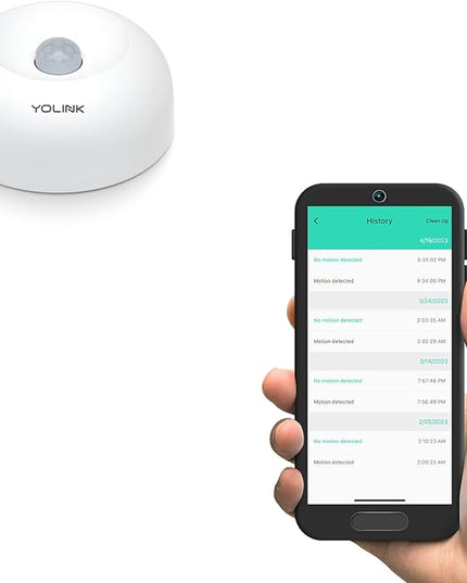 YoLink LoRa 1/4 Mile Wireless Range Smart Motion Detector, Indoor Motion Sensor, Motion Detector, Alexa, IFTTT, YoLink Hub Required YoLink