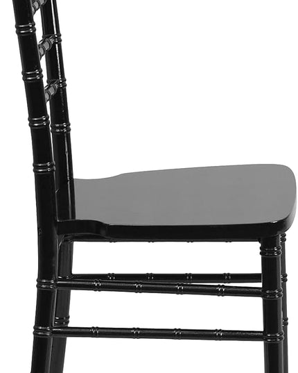 Flash Furniture 2 Pack HERCULES Series Black Wood Chiavari Chair - LeafyLoom
