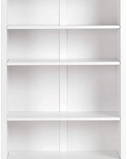 Camaflexi Shaker Style Bookcase, 72", White - LeafyLoom