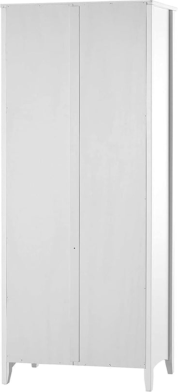 Camaflexi Shaker Style Bookcase, 72", White - LeafyLoom