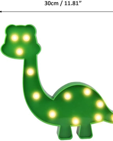 Dinosaur Night Light Nursery Decor Party Decoration,Childen Kids Bedroom Decorative Table Lamps, Marquee Animal Sign,Birthday Gifts for Kids/Boys - LeafyLoom