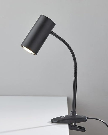 SIMPLEE ADESSO Dual Purpose LED Desk/Clip LAMP Matte Black - LeafyLoom