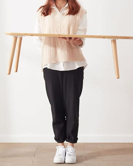Bamboo Coffee Table for Living Room Unique Coffee Tables Low Japanese Style Table for Sitting on The Floor Accent Furniture - LeafyLoom