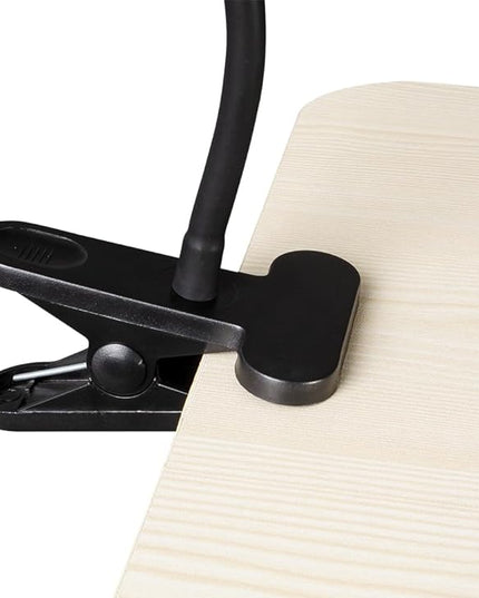 OttLite Clip-On LED Easel Lamp with ClearSun LED Technology - Sturdy Clip Light with On/Off Switch Cord - Adjustable & Flexible Neck for Precise Lighting, Piano, Computer Desks, Shelves & Tables - LeafyLoom