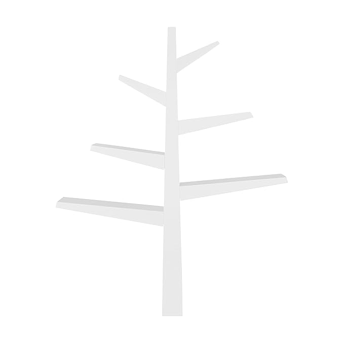 Babyletto Spruce Tree Bookcase in White - LeafyLoom
