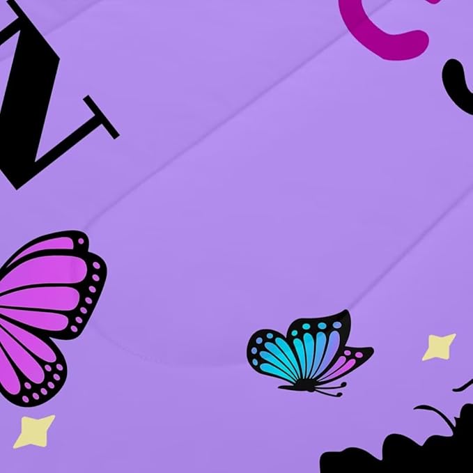 Black Girl Comforter Set Twin for Kids,Black Girl Magic Bedding Set,African American Girl Inspirational Quotes Comforter Set,Black Princess Bed Bedroom Set - LeafyLoom