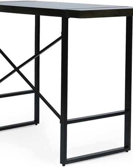 Christopher Knight Home Glentana Desk, Black + Brown - LeafyLoom