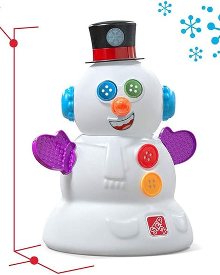 Step2 My First Snowman, Kids Interactive Christmas Toy, Plays Music & Lights Up, 15 Piece Toy Accessories, for Toddlers 1+ Years Old - LeafyLoom