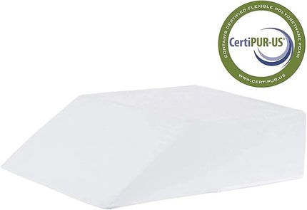 Vaunn Medical Bed Wedge Pillow Cover, Soft Leg Positioner Cover, Support Cushion for Head, Shoulders, Legs and Back (Cover Only) - LeafyLoom