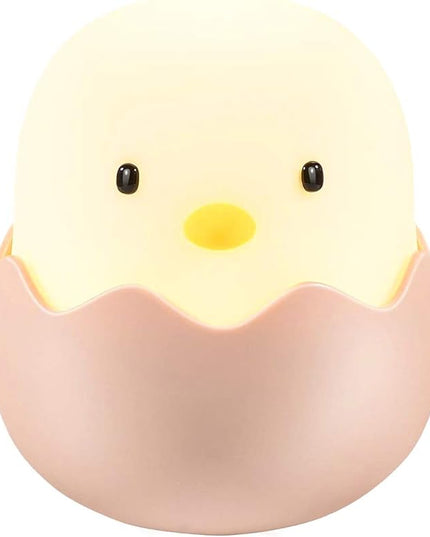 Kids Night Light, Cute Creative Egg Shell Baby Night Light with Touch Sensor, Nursery Night Lights, Kawaii Desk Accessories, Room Decor for Boys Girls Kids Gifts - LeafyLoom