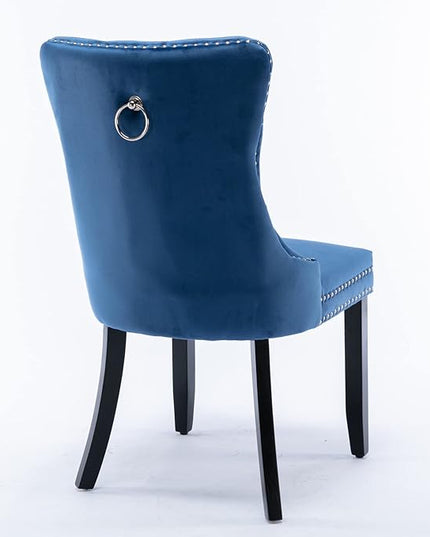 NicBex Haerin-SD-00098-LWJ Dining Chairs, 25.5"x19.7"x37.4", Blue - LeafyLoom