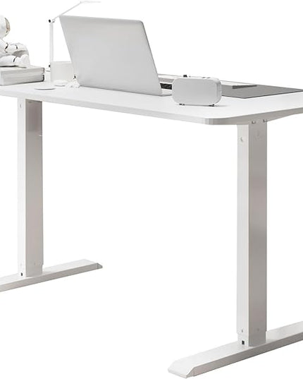63inch Electric Standing Desk Adjustable Height Sit Stand Home Office Desk Height Adjustable Stand up Desk - LeafyLoom
