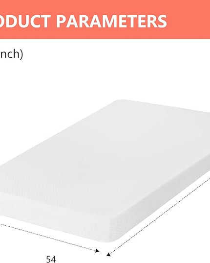 FDW 5 Inch Gel Memory Foam Mattress Medium-Firm Mattress for Pressure Relief & Cooler Sleep Mattress for Kid Adults CertiPUR-US Certified Mattress in a Box, Full - LeafyLoom