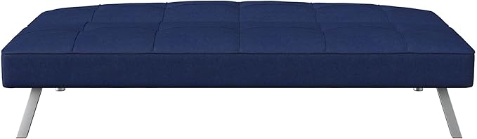 Serta Rane Futon, Navy Blue - LeafyLoom