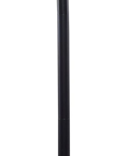 Deco 79 Metal Room Torchiere Antique Style Floor Lamp, Standing Lamp 15" x 15" x 70", Black - LeafyLoom