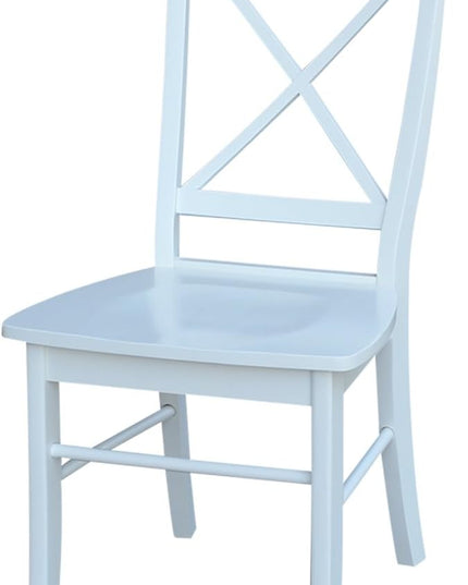 International Concepts X Back Chair, Wood - LeafyLoom