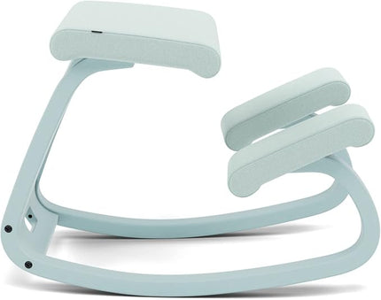 Varier Variable Monochrome, Original Kneeling Chair, Ergonomic Office Chair, 10-year Warranty, Designed by Peter Opsvik, Glacier - LeafyLoom