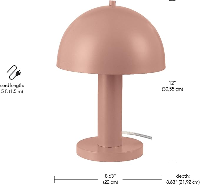 Globe Electric Novogratz x 65861 Olivia 12" Table Lamp, Cork Finish - LeafyLoom