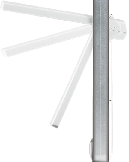 OttLite Portable LED Task Lamp, White - Lightweight LED Desk Lamp with Carrying Handle, Long-Lasting & Energy-Efficient Natural Daylight LEDs for Home Office & Desk - Automatic On/Off Operation - LeafyLoom