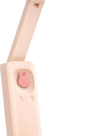 VAVOFO Desk Lamp Foldable Portable Cute Desk Lamp, Battery Powered Desk Lamp, Built-in 6000mAh Rechargeable, 3 Color Warm Pink Desk Lamp, USB C Rechargeable Desk Lamp, Cordless Desk Lamp, Battery Lamp - LeafyLoom