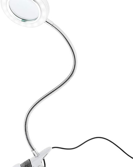 JimKing Magnifying Lamp, Tattoo Light Desk Lamp, LED Book Light with Clip, USB Bed Lamp for Reading, Tattoo, Make Up, Manicure - LeafyLoom