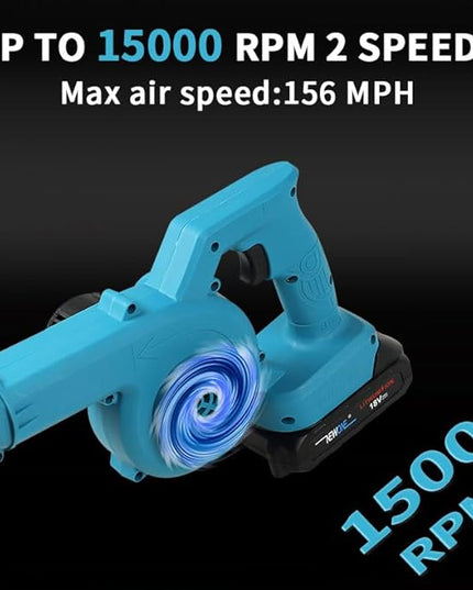 NEWONE Small Leaf Blower Cordless Mini Hand Electric Leaf Blower/Leaf Vacuum,20V 2 Speed Lightweight Sweeper Vacuum with 1 Battery and Charger,Portable for Lawn Care/Dust/Pet Hair/Dust/Small Trash - LeafyLoom