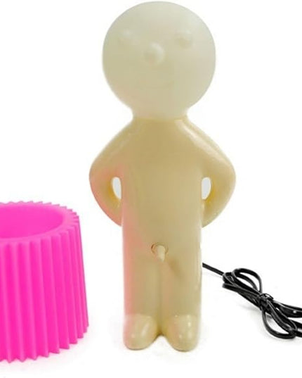 Little Naughty boy Desk lamp,A Little Shy Desk lamp, Bedside Night Light,Naughty boy Mr.P a Little Shy Man Creative lamp,Home Decoration Beautiful Gift (Rose red) - LeafyLoom