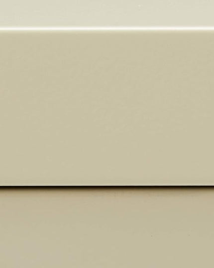 Lorell 4-Drawer Vertical File with Lock, 15 by 25 by 52-Inch, Putty - LeafyLoom