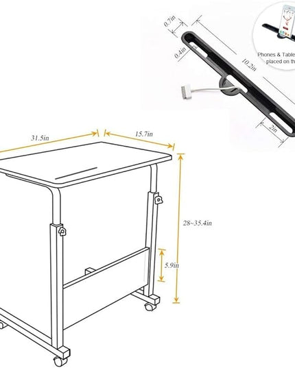 SogesGame 31.5 Inch Computer Desk, Modern Simple Gaming Desk Home Office Desks, Writing Study Table Small Desk - LeafyLoom
