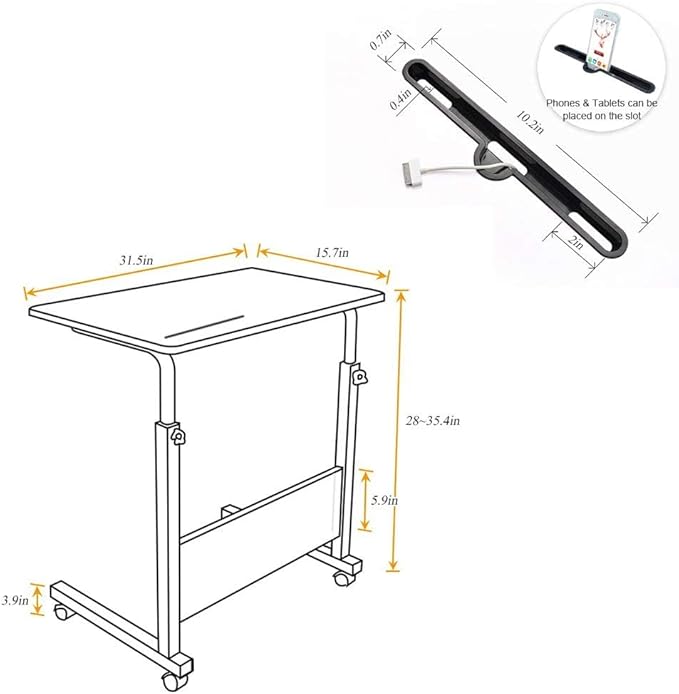 SogesGame 31.5 Inch Computer Desk, Modern Simple Gaming Desk Home Office Desks, Writing Study Table Small Desk - LeafyLoom