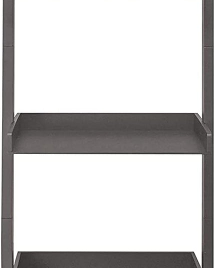 Kiera Grace Providence Hadfield 5 Tier Ladder Shelf, Leaning Bookshelf Storage Rack for Home, Office, 18" x 67", Medium Grey - LeafyLoom