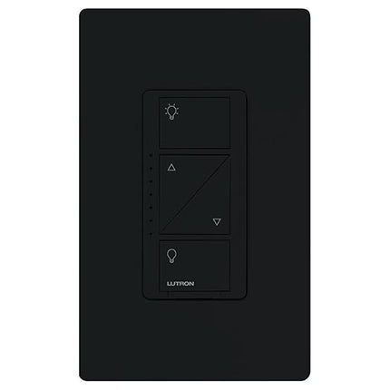 Lutron Caseta Original Smart Dimmer Switch (Lutron Smart Hub Required), for LED Lights, 150 Watt, Single-Pole/3-Way, No Neutral Required, PD-6WCL-BL-10-Pack, Black, 10 Pack Lutron