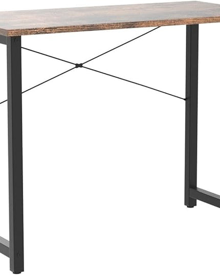 Coleshome 32 Inch Computer Desk, Modern Simple Style Desk for Home Office, Study Student Writing Desk, Vintage - LeafyLoom