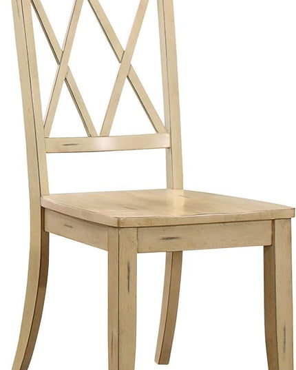 Homelegance Dining Chair (Set of 2), Buttermilk - LeafyLoom