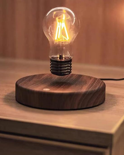 Magnetic Levitating Floating Wireless LED Light Bulb Desk Lamp ，Magic Desk lamp, Science Fiction into Reality, Suitable for Room and Office Decoration,Unique Gift Instantly Become The Focus - LeafyLoom