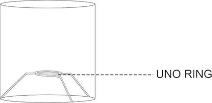 Simple Designs LT2066-GDW 13.5" Down to the Wire Metal Table Lamp with Fabric Shade, Gold with White Shade - LeafyLoom