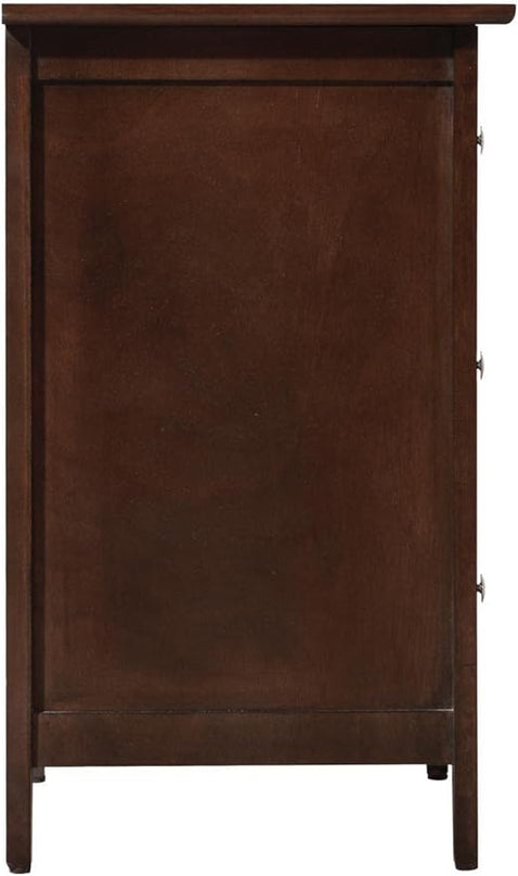 Glory Furniture Daniel 3 Drawer Nightstand in Cappuccino - LeafyLoom
