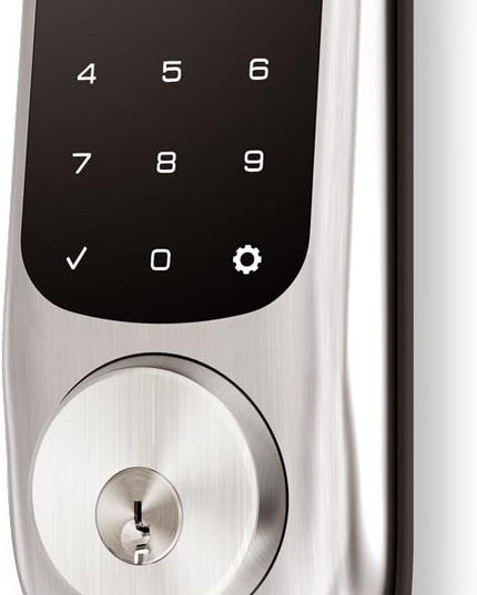 Yale Assure Deadbolt Lock with Touchscreen, Satin Nickel Digital Non-Connected Entry Door Lock with Electronic Keypad and Back-Up Key, ‎‎YRD226NR619 Yale