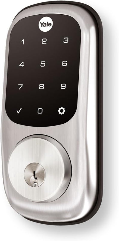 Yale Assure Deadbolt Lock with Touchscreen, Satin Nickel Digital Non-Connected Entry Door Lock with Electronic Keypad and Back-Up Key, ‎‎YRD226NR619 Yale