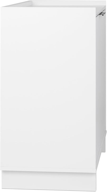 Prepac Simply Modern 2 Console Table, White Doors and Shelves, Buffet Cabinet with Storage, 30.75" W x 30" H x 16" D - LeafyLoom